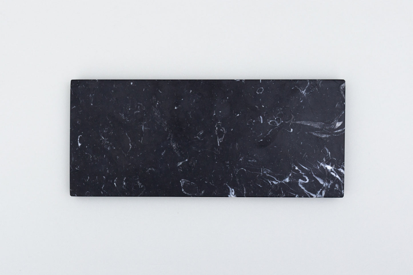Nevegal -  rechteckige Dekoplatte aus Nero Marquina